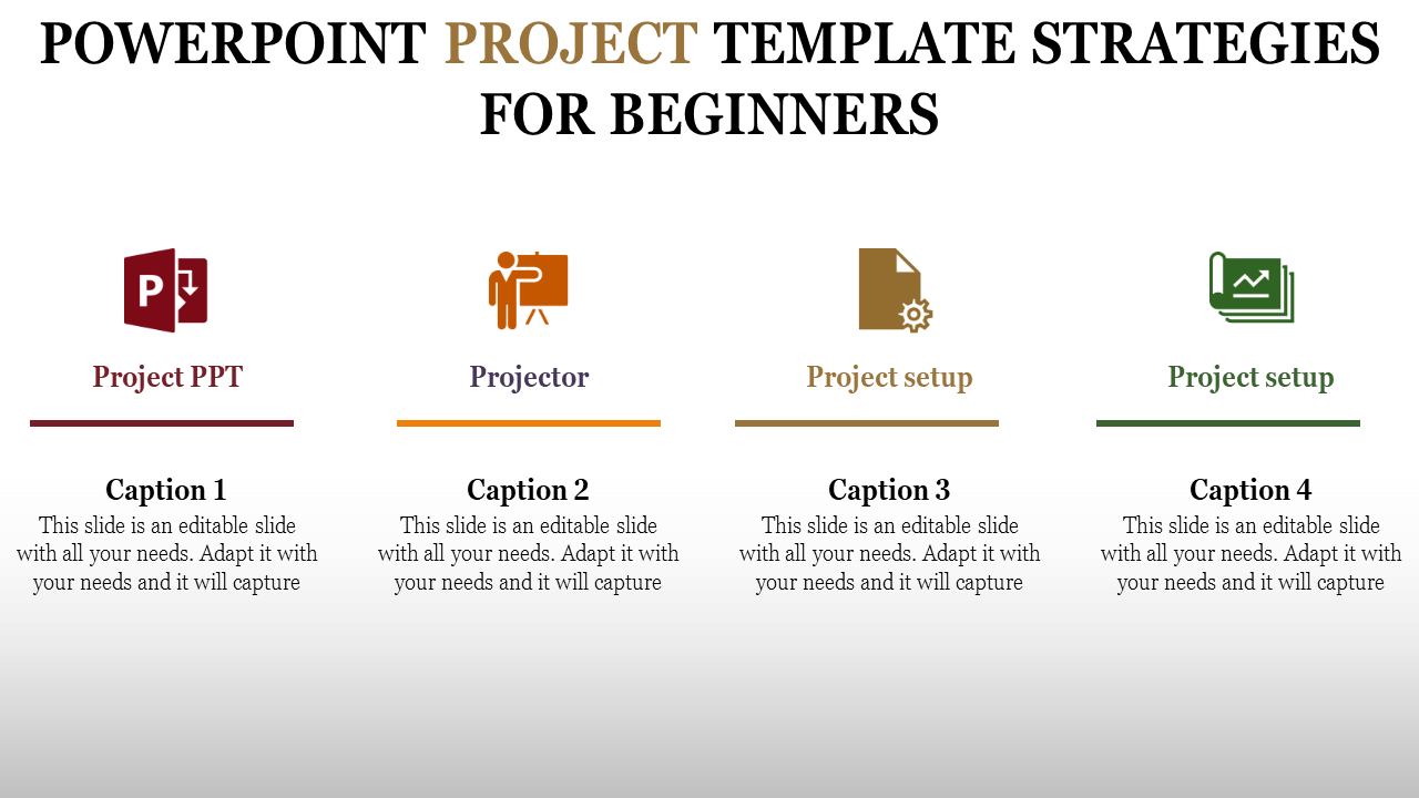Impressive Project PowerPoint Template and Google Slides Themes